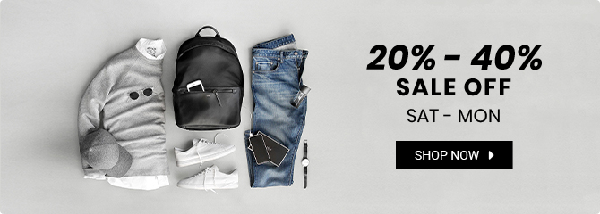 20-40% off Fashion Sale on Jeans, Leather Bags, Sneakers Shoes, Wallets and watches