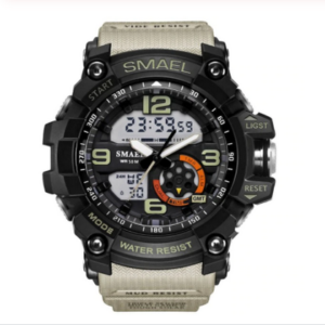 khaki color SMAEL Military Wrist Watch 2021 Fashion