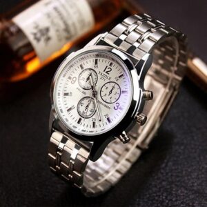 stainless steel watch for men