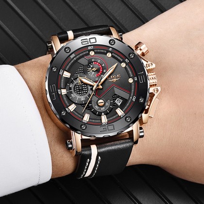 stylish men watches with black dial