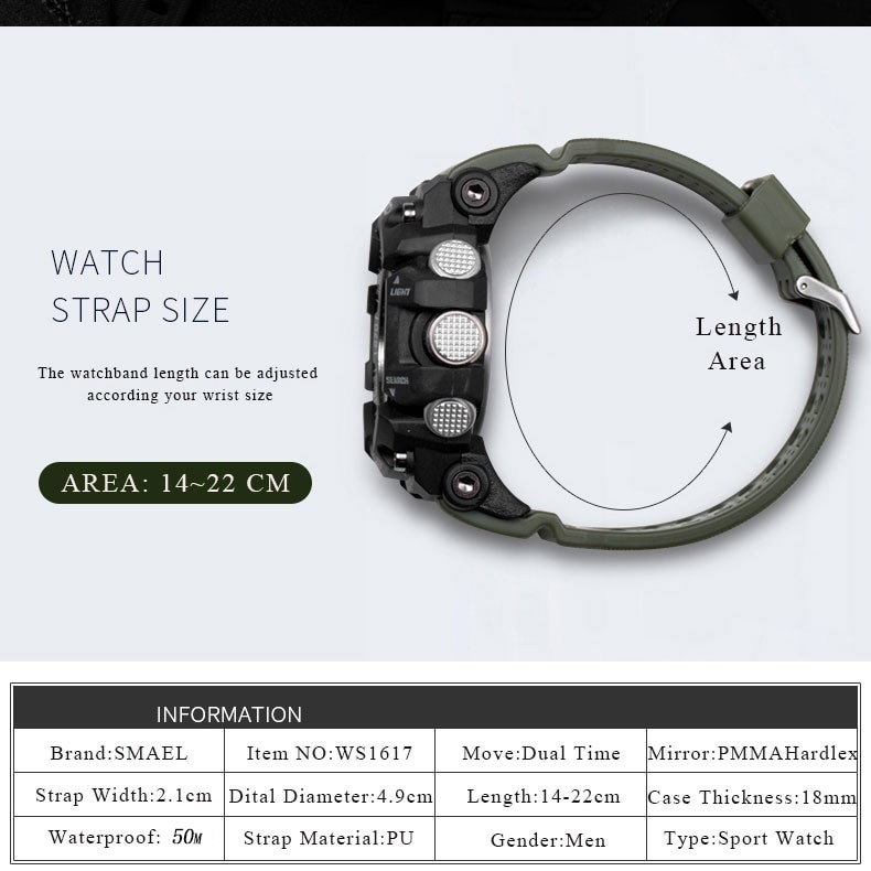 leather watch strap green color