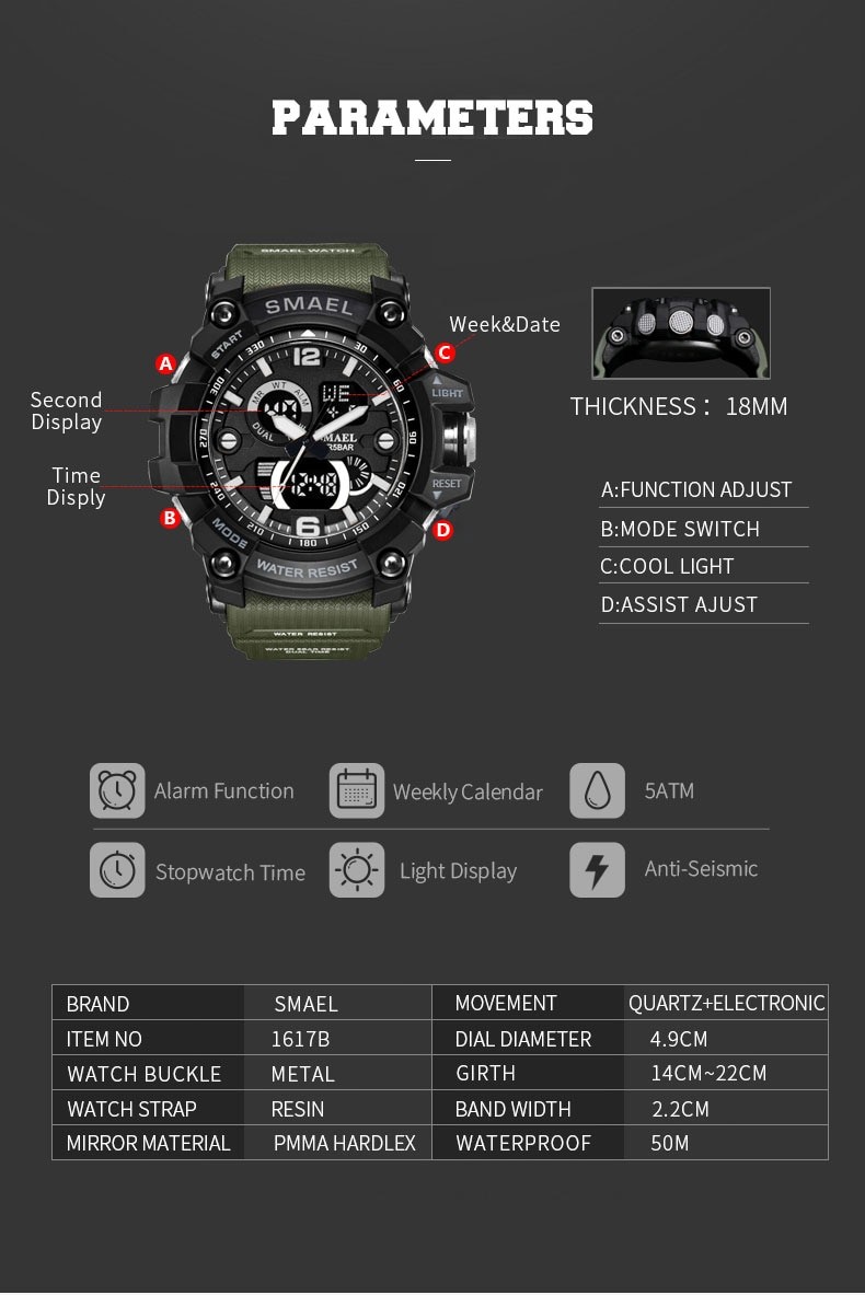 multifunctional men watches for sale 