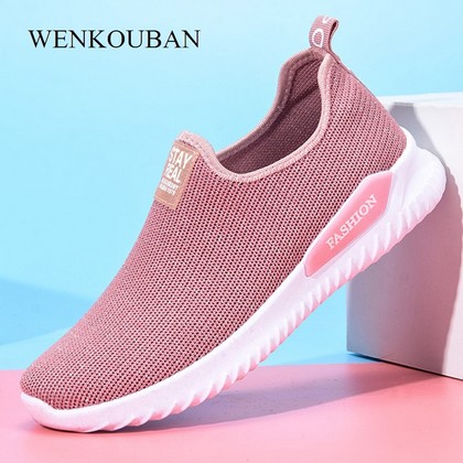 women sneakers 2021-Top Qaulity, Breathable and Soft Ladies Sneakers Pink color