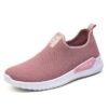 ladies slip-on sneakers shoes for women 2021 fashion light pink color