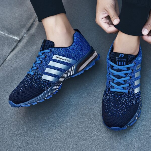 Best Sneaker Shoes for men under 100 | Lace-Up Running Shoes for Men Blue Color