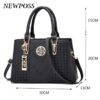 Newposs Ladies Handbags Brands - Black Color Shoulder Bag for Women on Sale