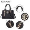 Ladies Handbags Brands - Black Color Shoulder Bag for Women on Sale