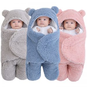 Newborn Baby Swaddle Blanket and Soft Wrap Blankets - Sleeping Blankets Warm Fleece & Pure Cotton Material, Babies and Infants - All colors Best Swaddle