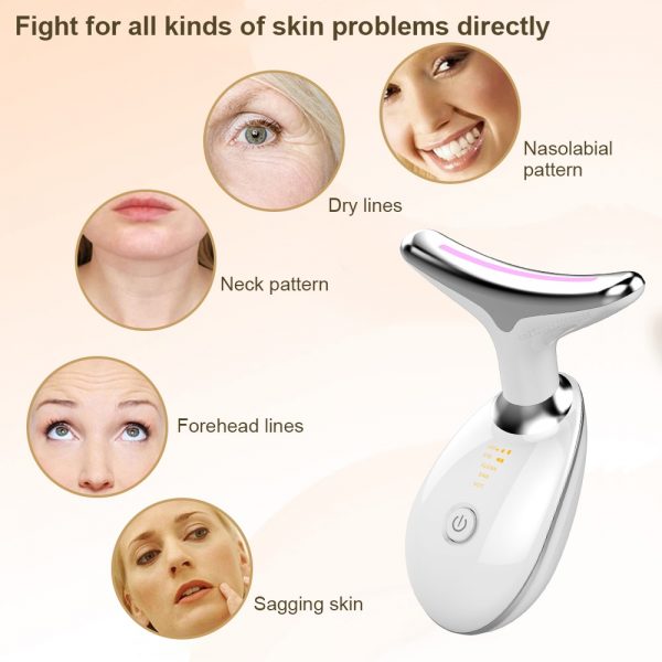 Neck Beauty Massager: anti-wrinkle, skin toning, neck lifting, dry lines removal, and sagging skin